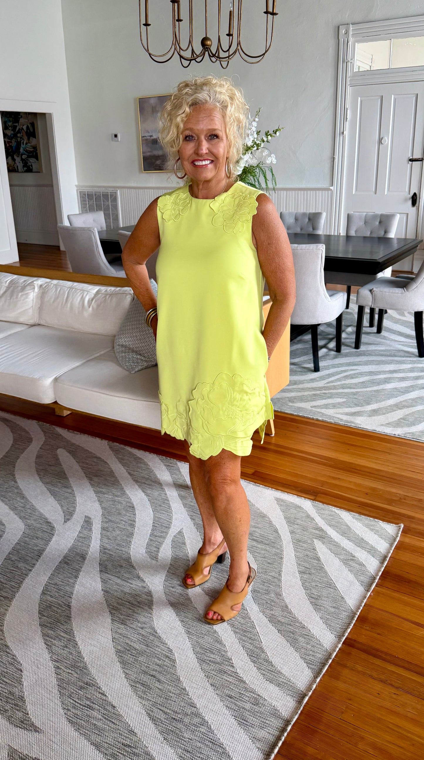 Chartreuse Statement Dress