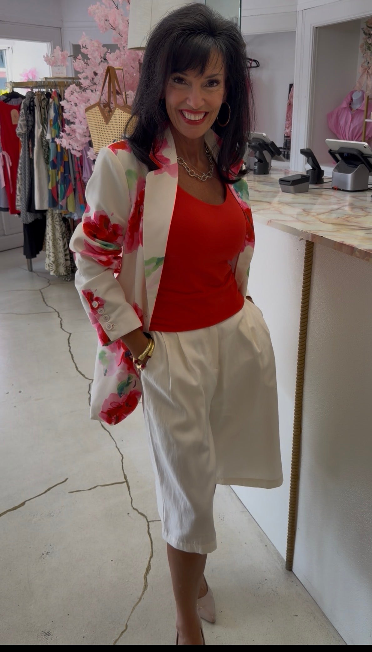 Floral Fantasy Blazer