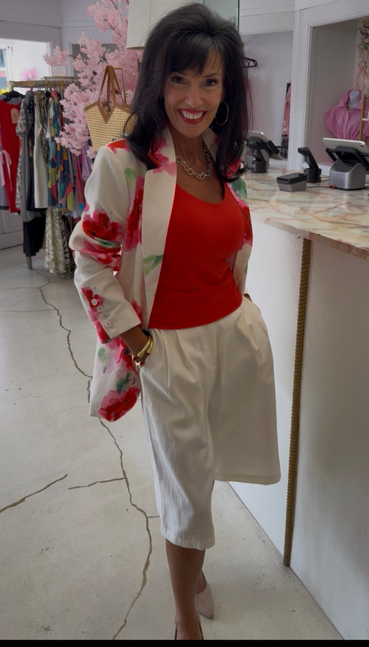 Floral Fantasy Blazer