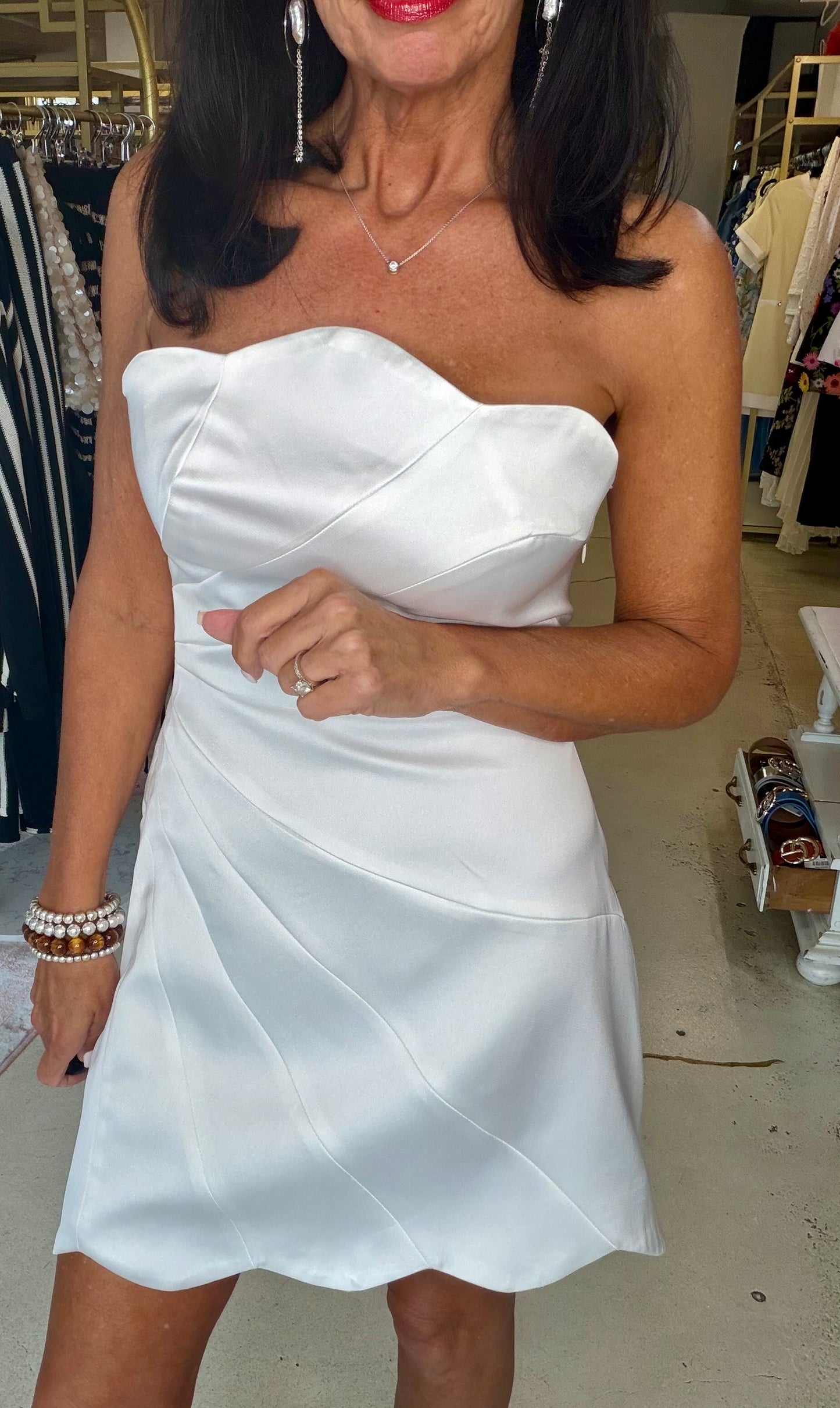 Satin Seashell Dress