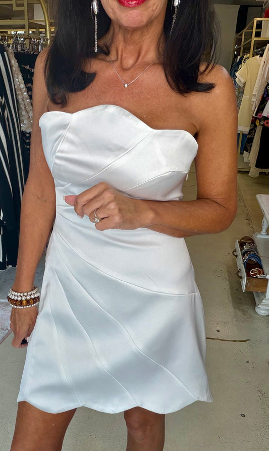 Satin Seashell Dress