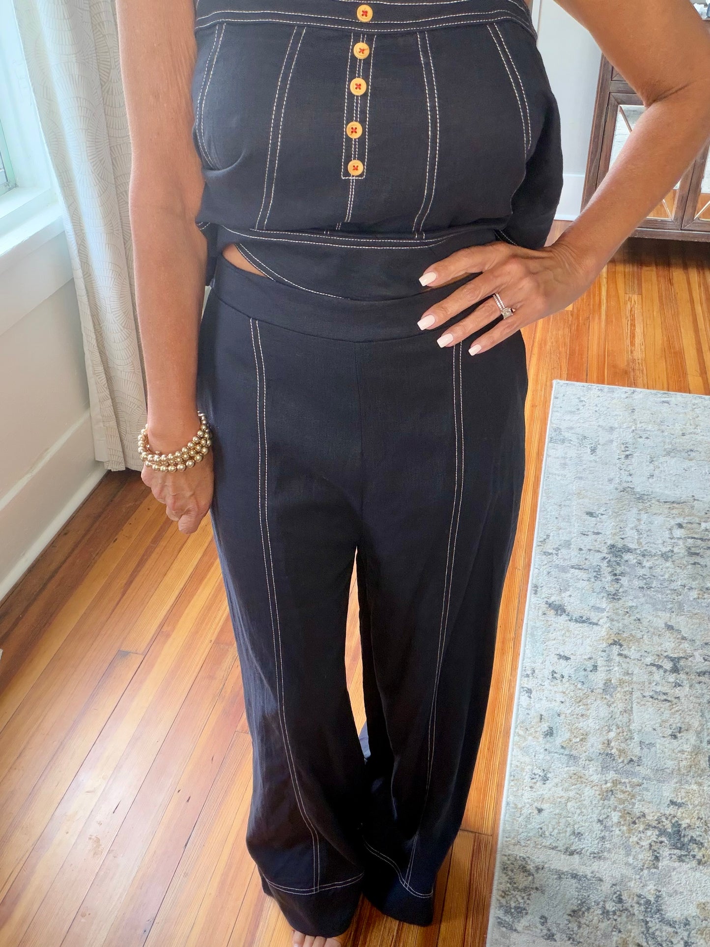 Beachside Bliss Linen Pants