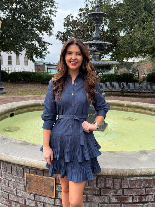 Fun and Flirty Denim Dress
