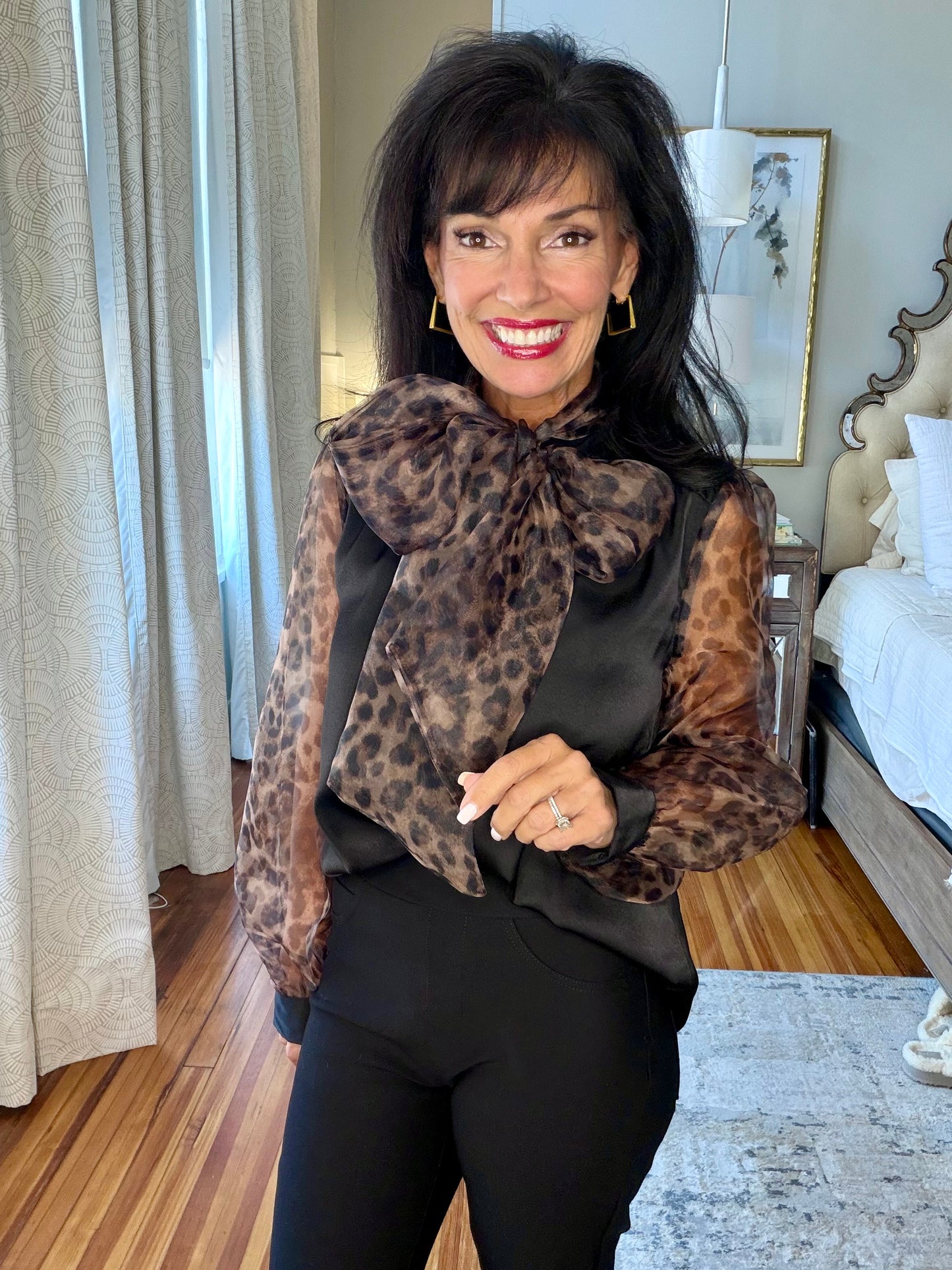 Lead Me To Leopard Top