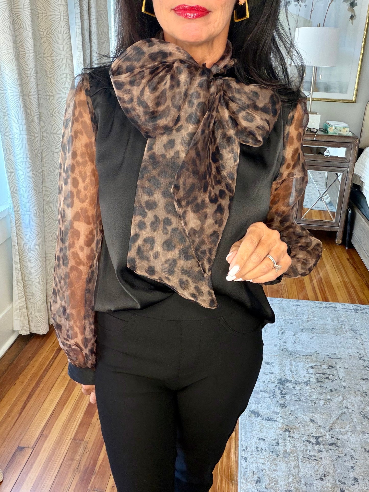 Lead Me To Leopard Top