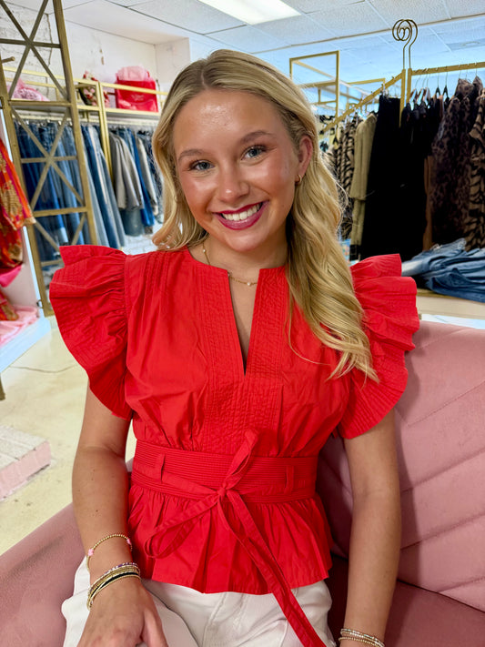 Scarlet Statement Top