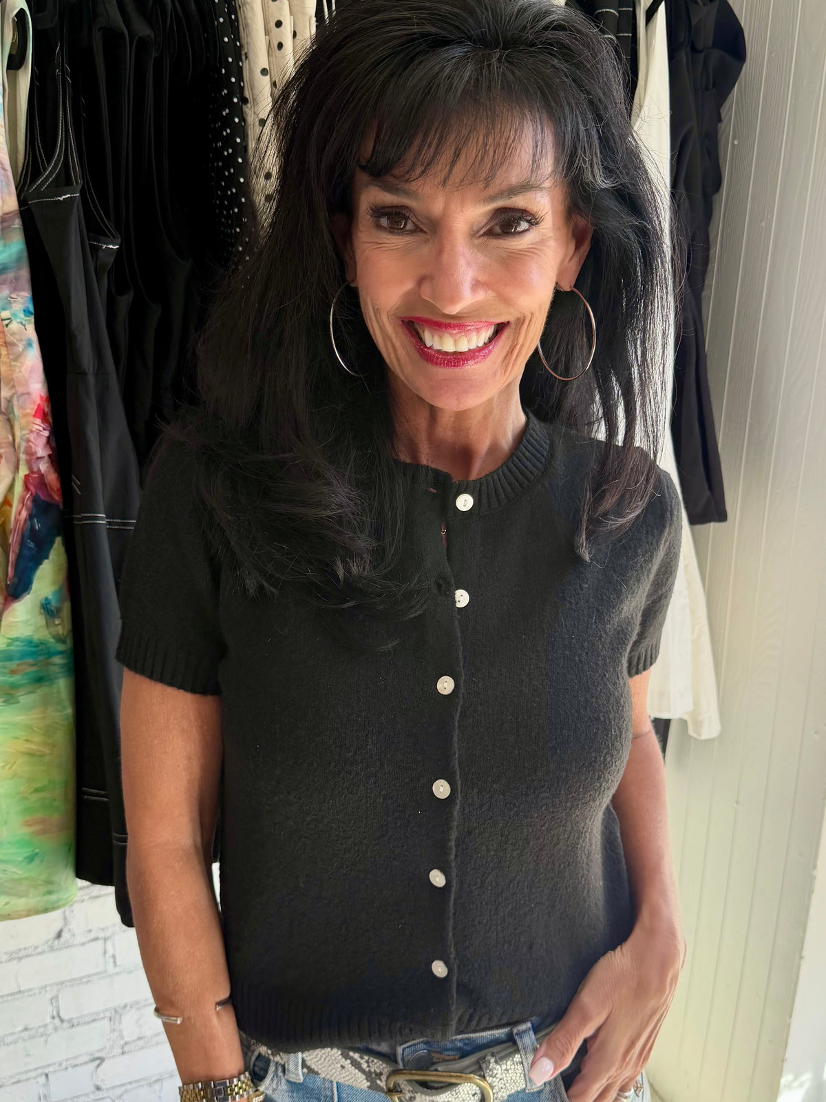 Everyday Button Sweater