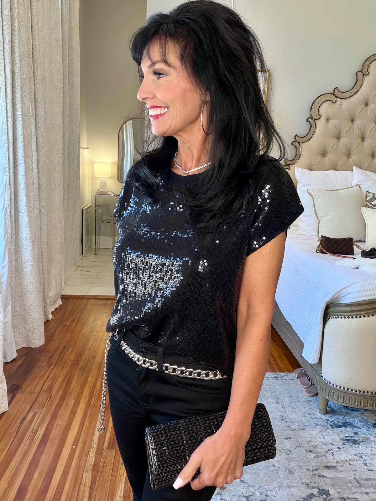 After Dark Sequin Top