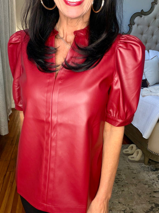 The Bordeaux Faux Leather