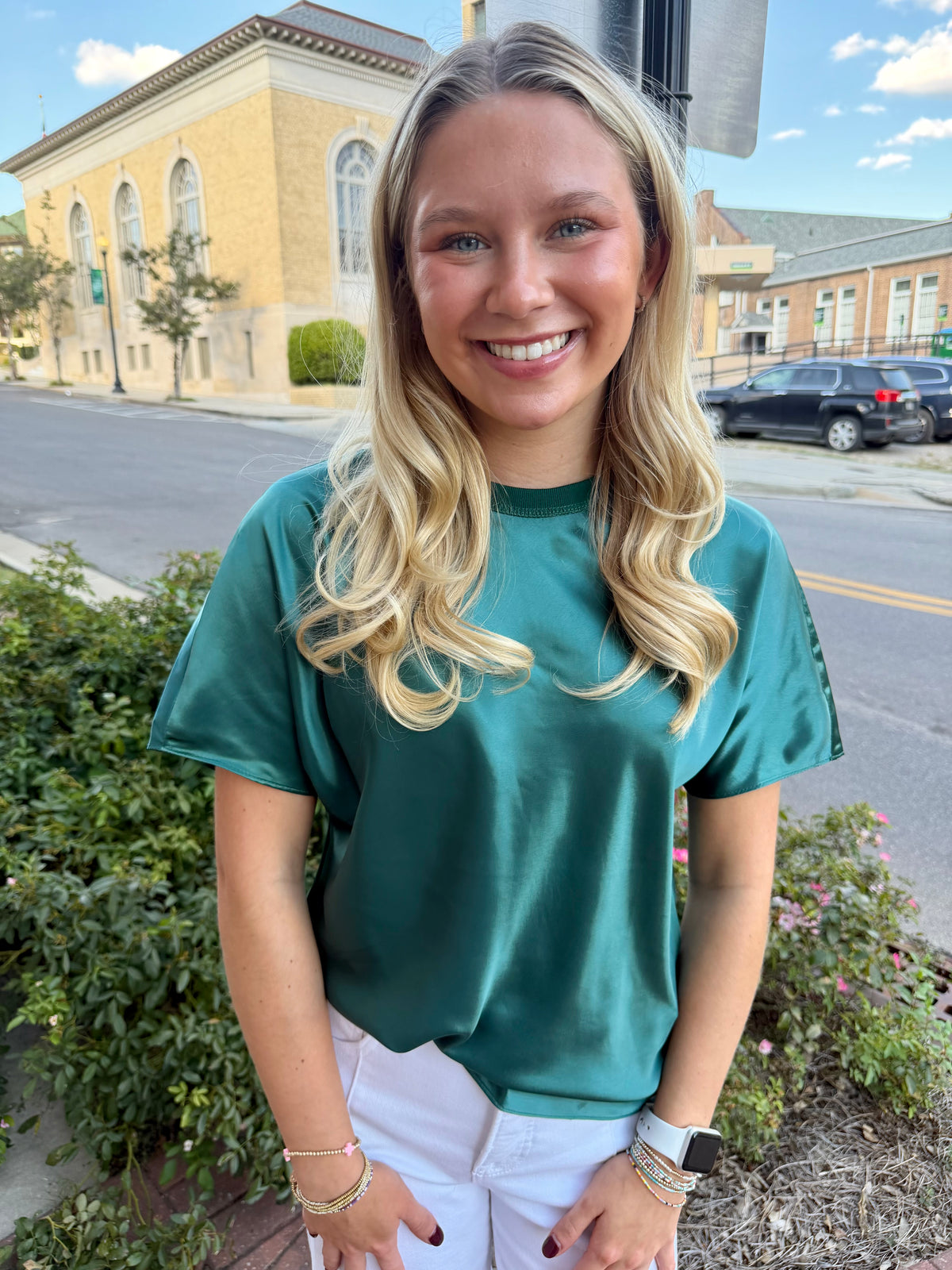 Luxe Satin Tee