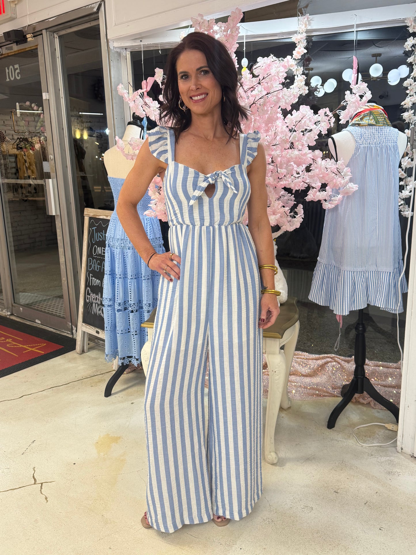 The Seaside Stripe Jumpsuit