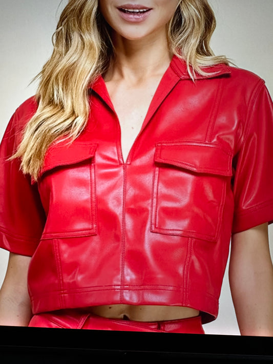 Faux Firecracker Top