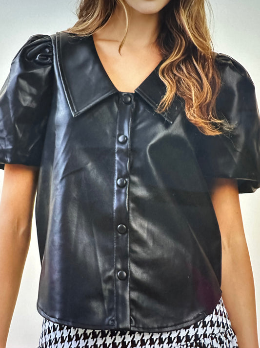 Edgy Elegance Top