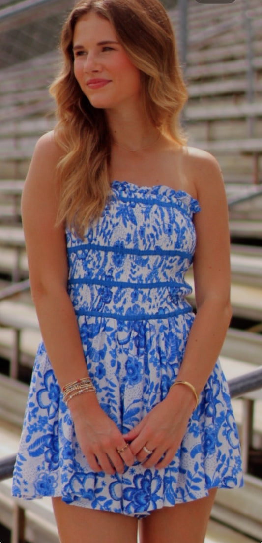 Floral Escape Romper