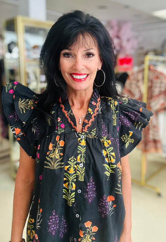 Floral Fiesta Top