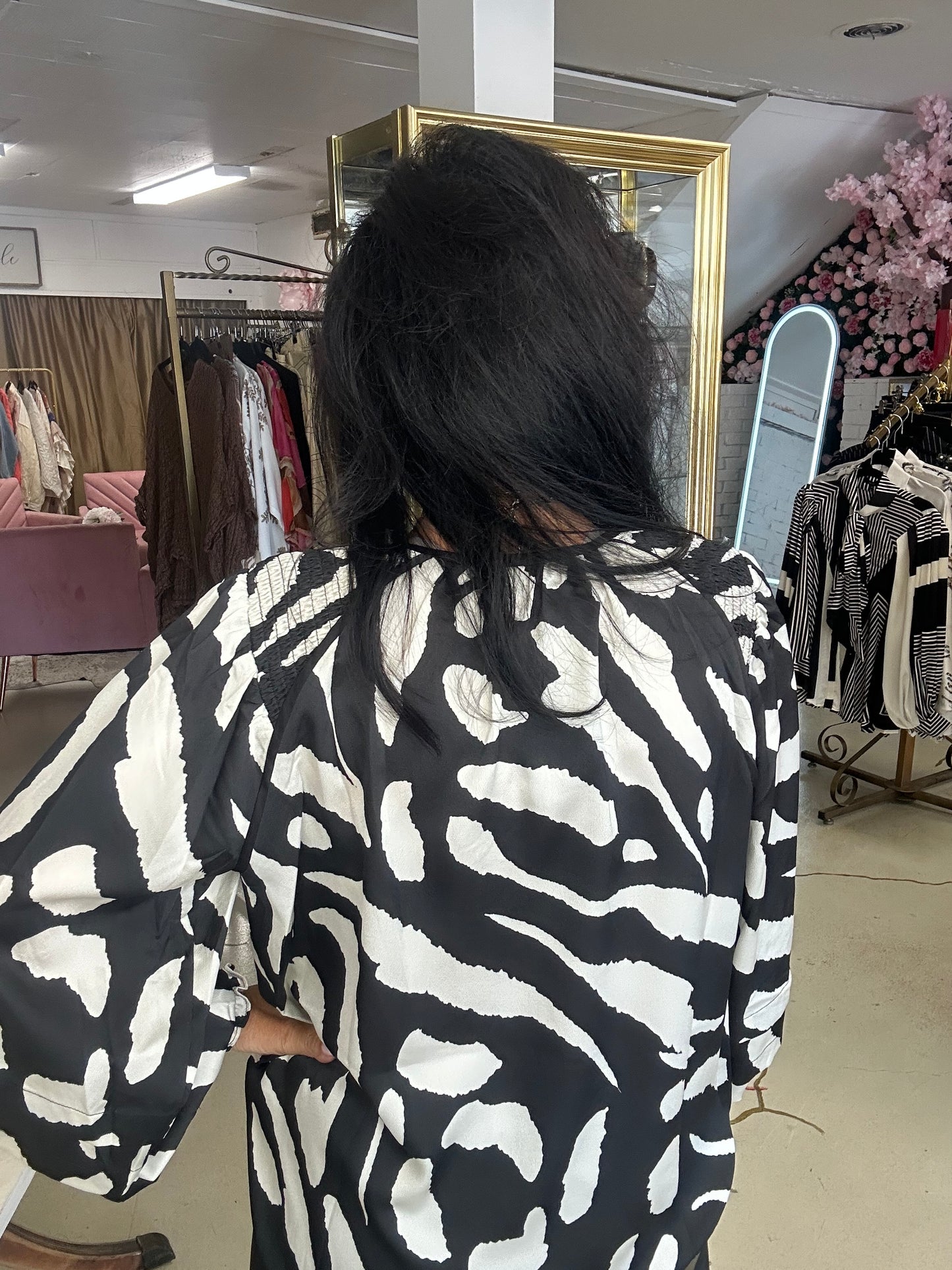 All in Animal Print Top
