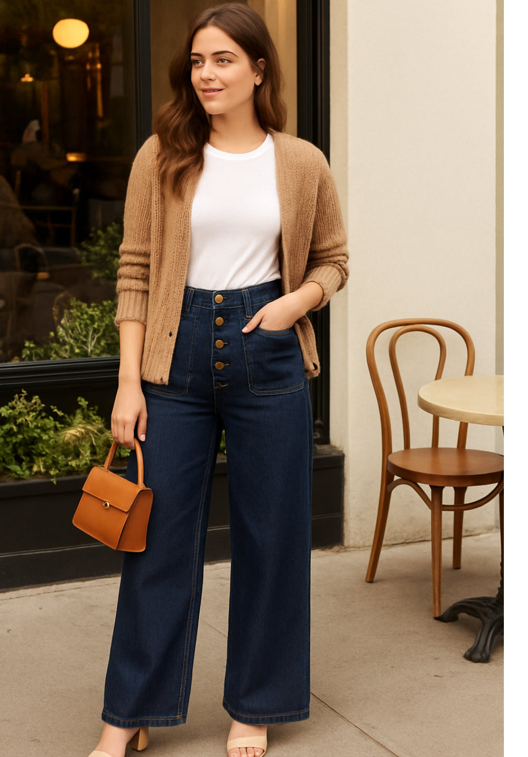 Relaxed in Button Fly Jeans