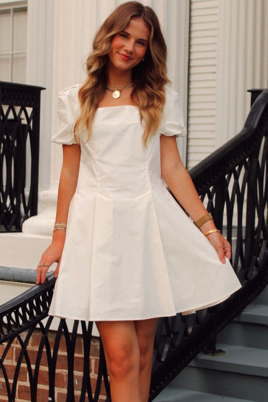 Perfectly Pleasing Puff Dress
