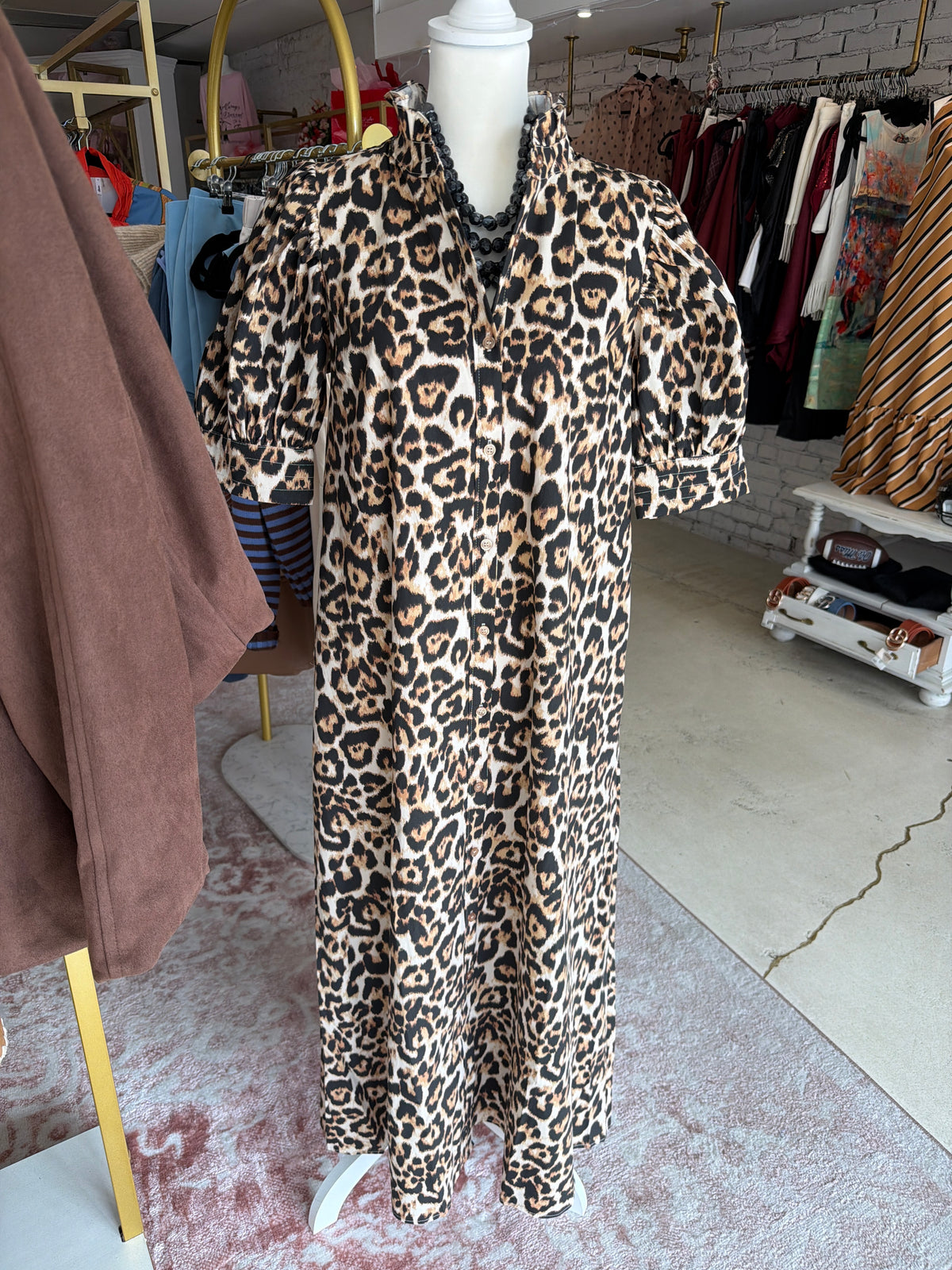 Leopard Luxury Maxi Dress