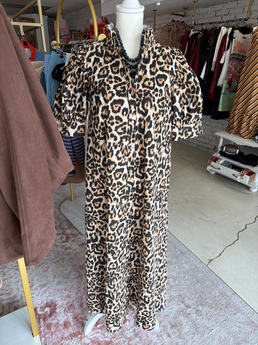 Leopard Luxury Maxi Dress