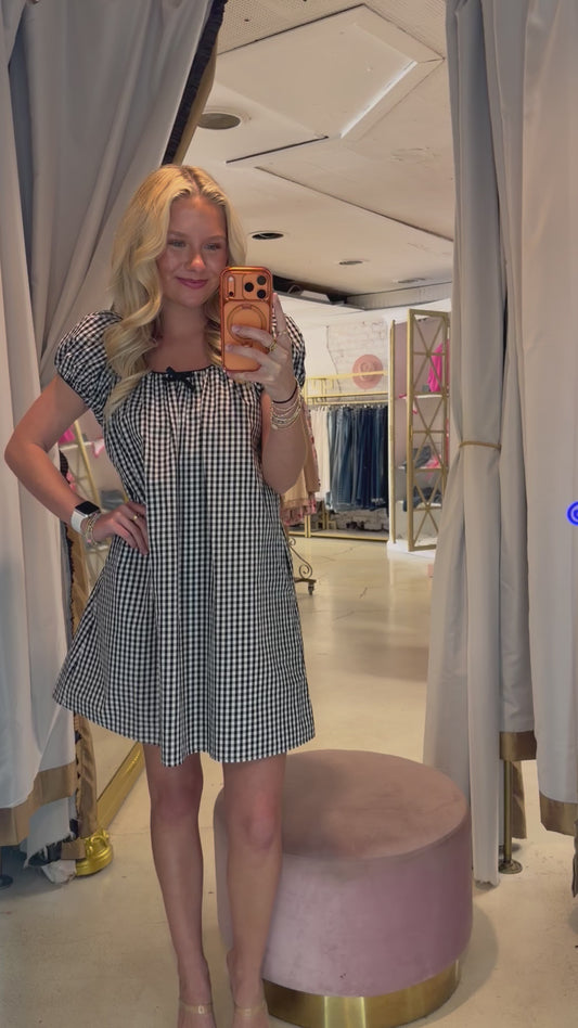 Sweet Sunday Gingham Dress