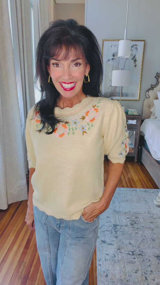 🌸 The Meadow Bloom Sweater