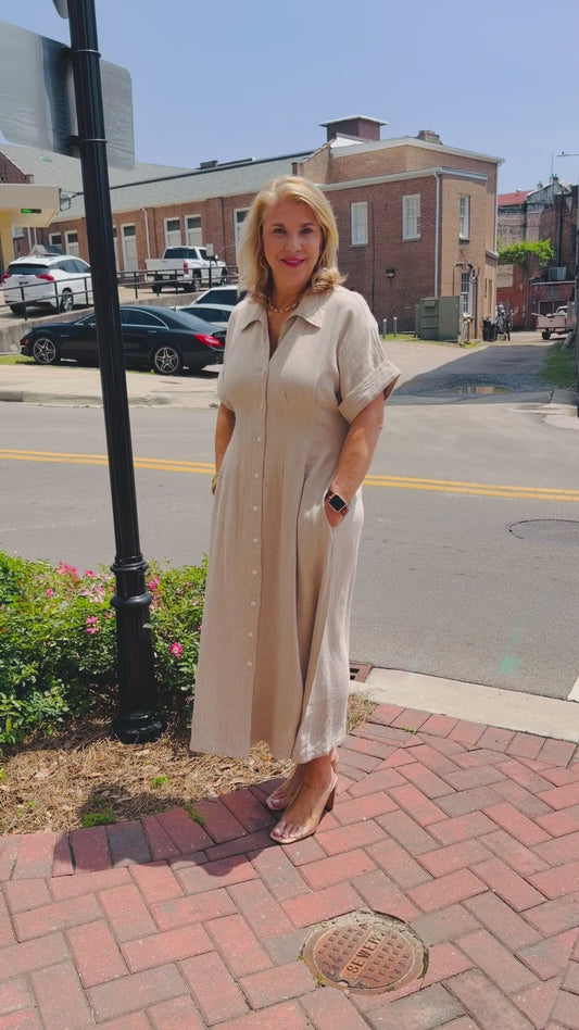 Lazy Day Linen Dress