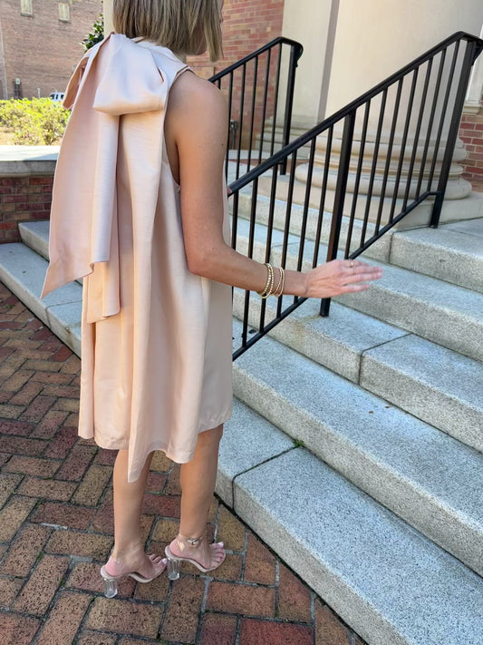 Champagne Shimmer Dress