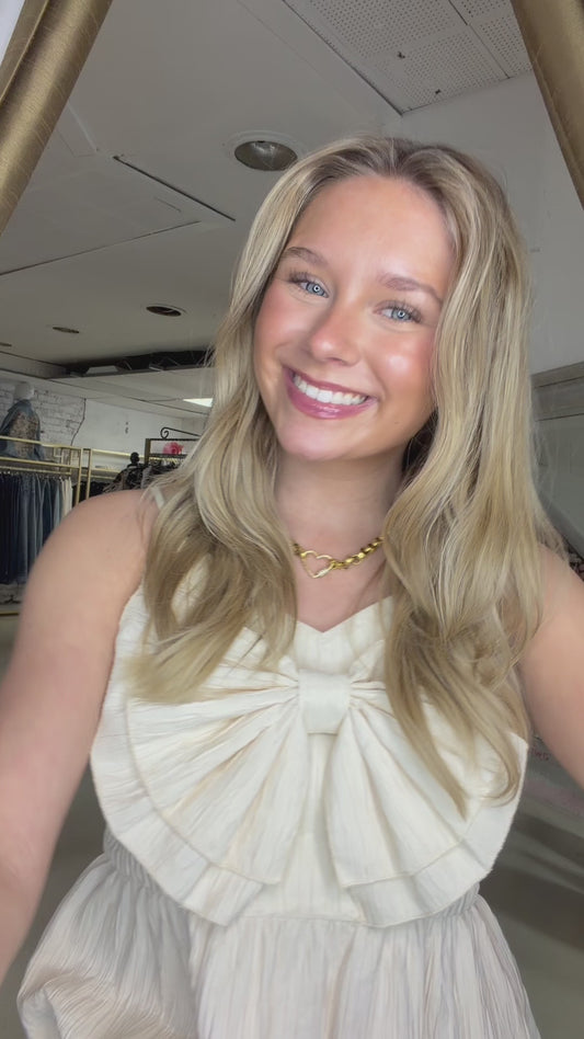 Sweet Bow Babydoll Top