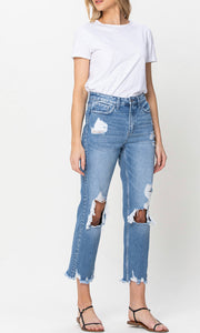 Terrifically Tattered High Rise Jeans