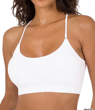 Load image into Gallery viewer, Cross Back Padded SEAMLESS Bralette