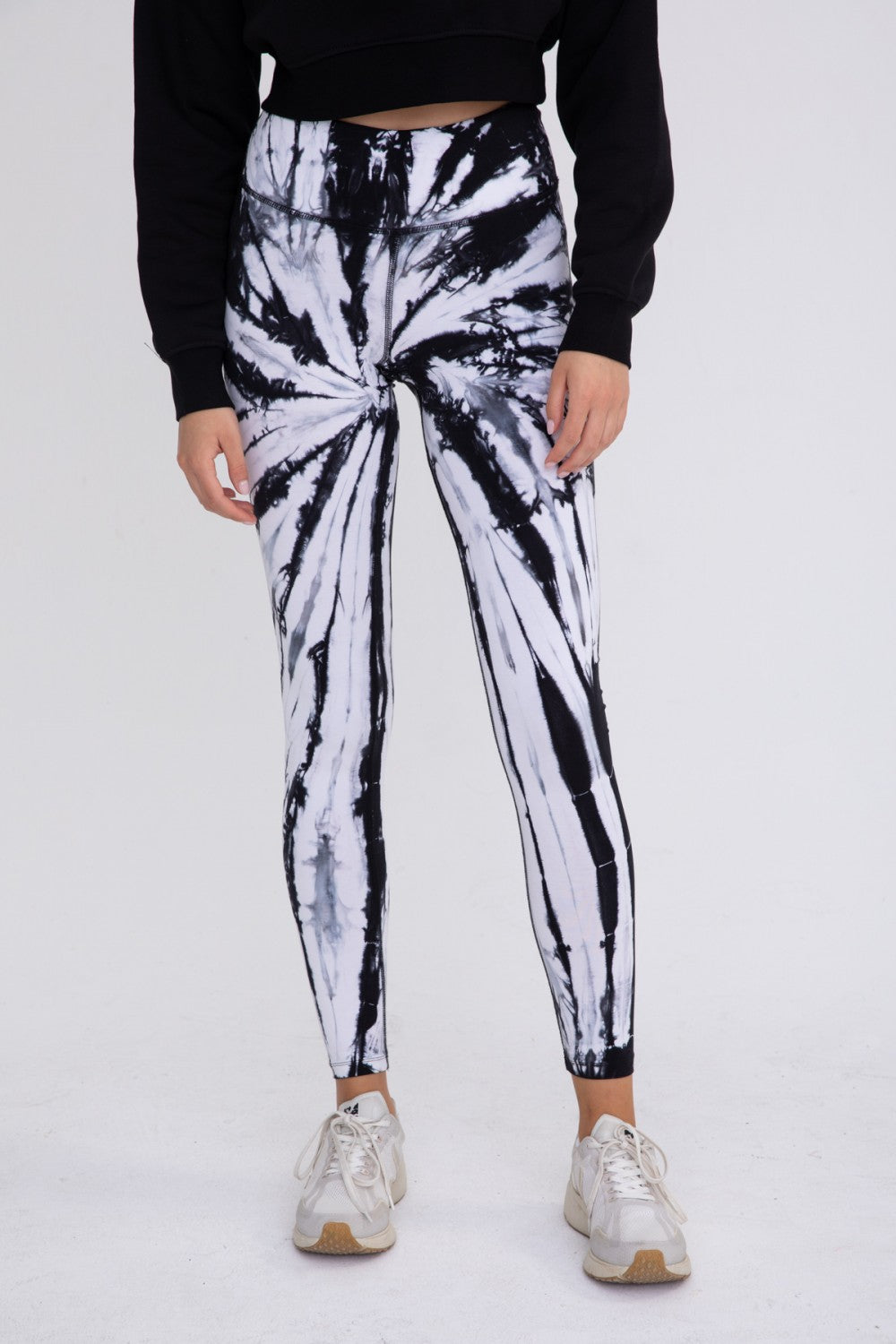 Black Vortex High Waist Leggings