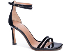 Load image into Gallery viewer, Black Patent Ankle Strap Pump