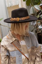 Fall Fedora with Snake band