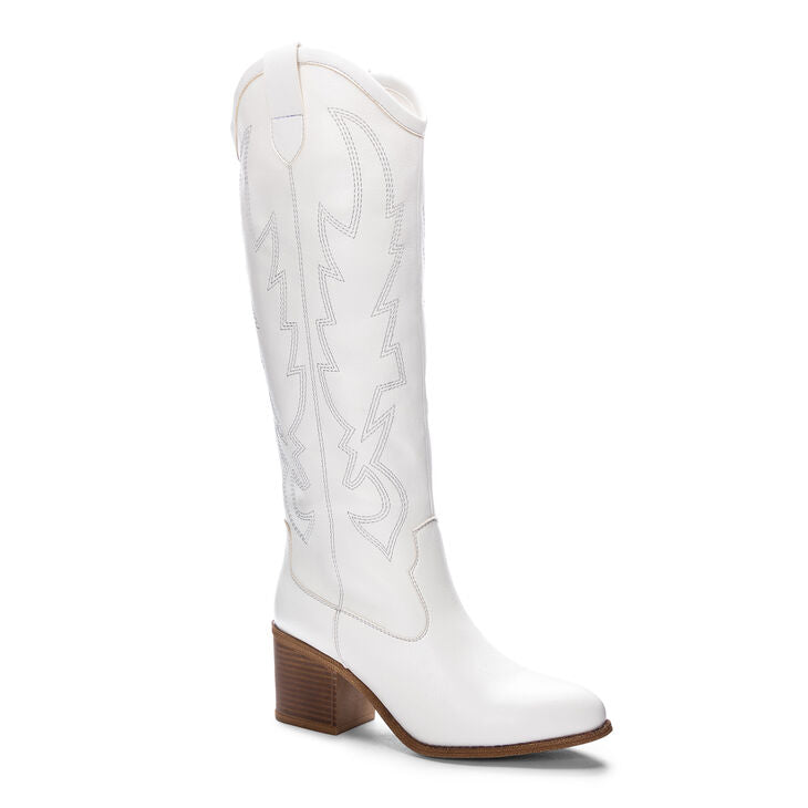 White Wild West Boots